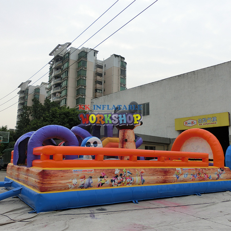 KK INFLATABLE transparent bouncy jumper factory direct for amusement park-6