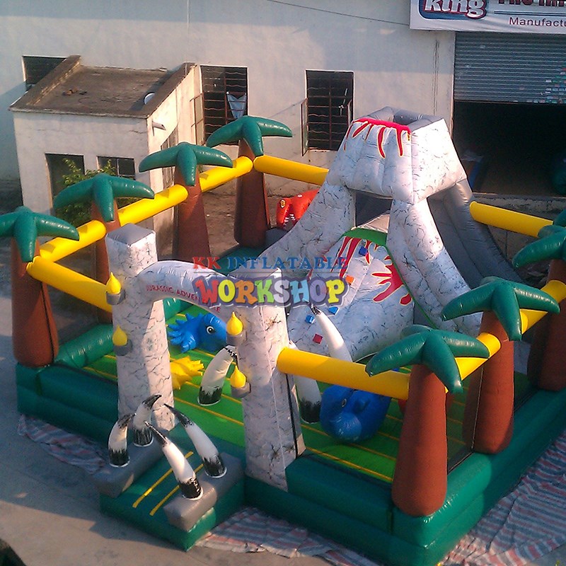 KK INFLATABLE castle water obstacle course good quality for adventure