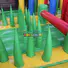 KK INFLATABLE castle water obstacle course factory price for children