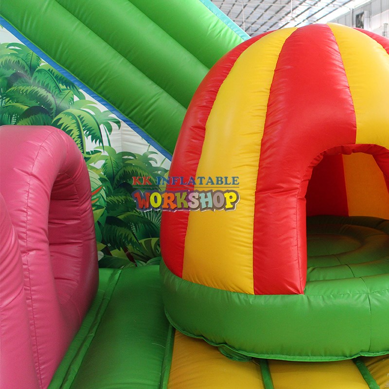 KK INFLATABLE castle water obstacle course factory price for children-6