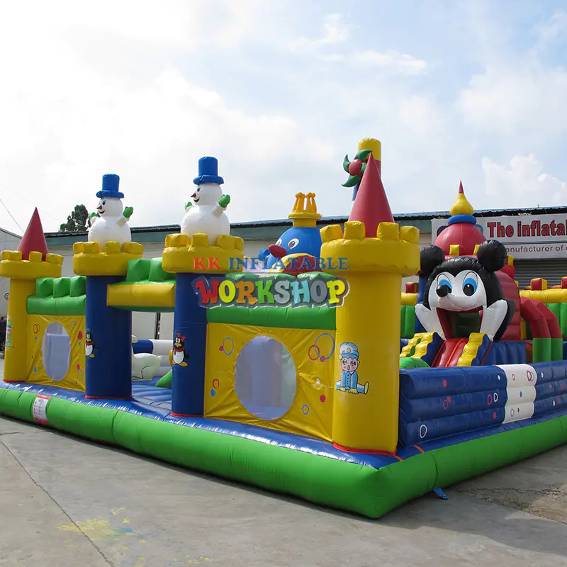 Classic Design Fun Park Inflatable Inflatable Bouncer Park Kids And Adults Fun City Equipment Inflatable Castle Bounce