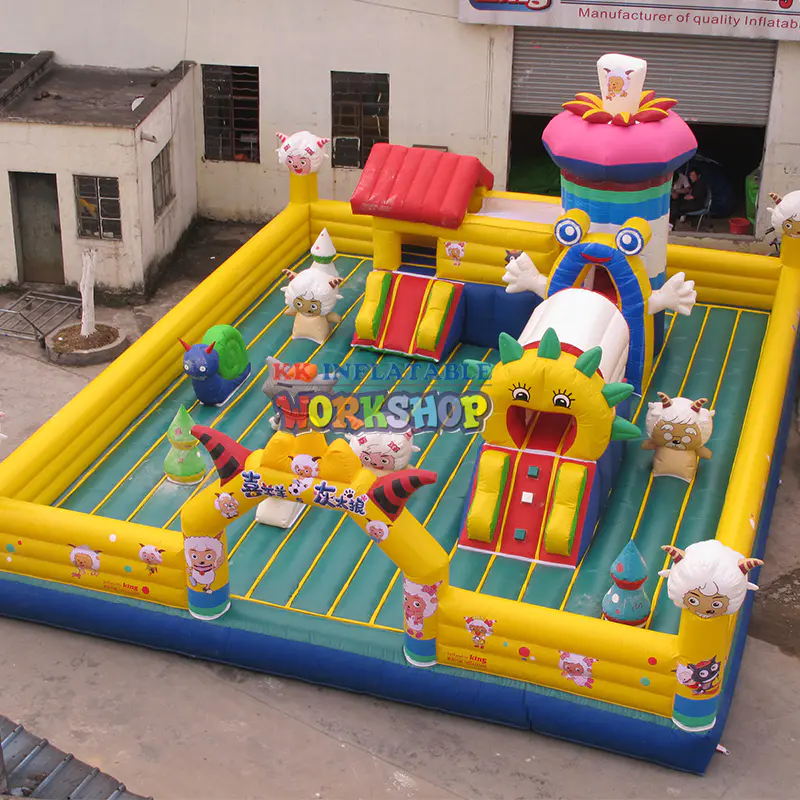 Classic Design Fun Park Inflatable Inflatable Bouncer Park Kids And Adults Fun City Equipment Inflatable Castle Bounce