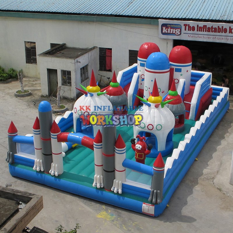KK INFLATABLE multifuntional obstacle course for kids manufacturer for playground-6