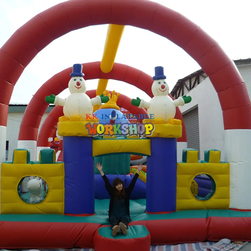 KK INFLATABLE transparent inflatable jumping castle manufacturer for children