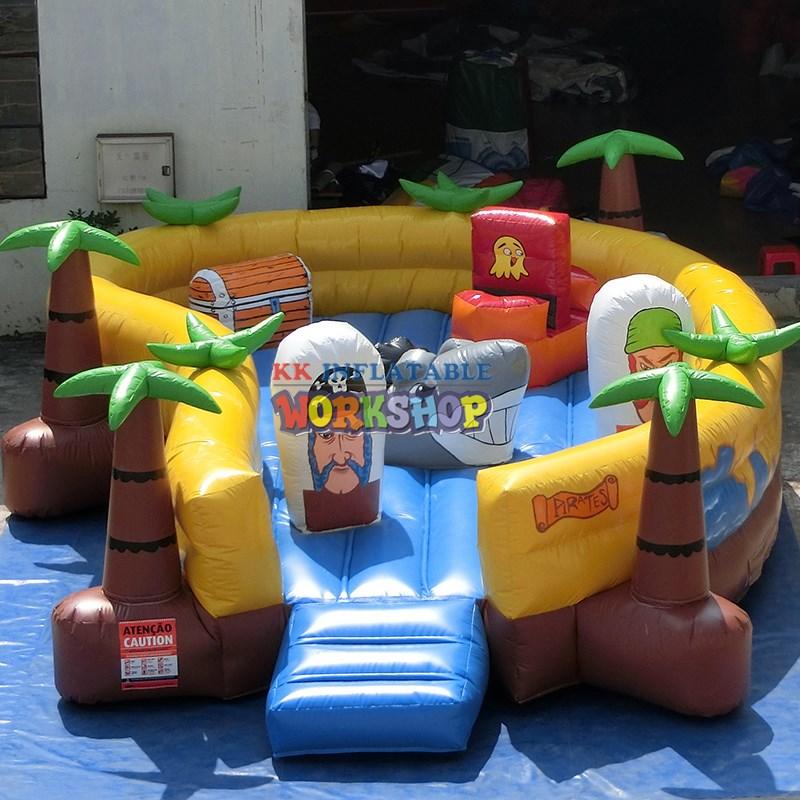 KK INFLATABLE multifuntional blow up obstacle course manufacturer for racing game