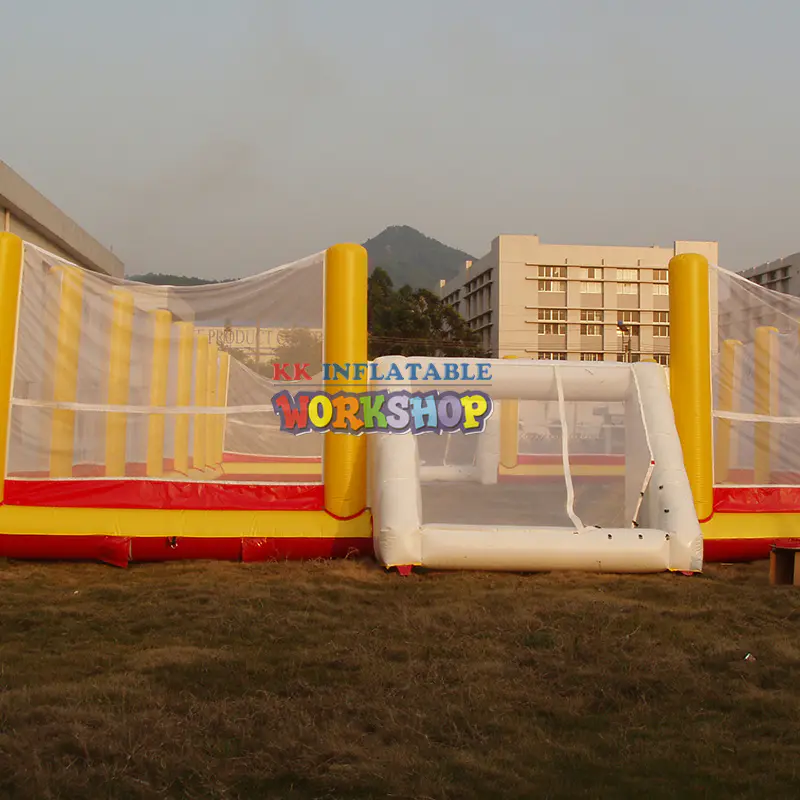 Outdoor Inflatable Soccer Field, Inflatable Football Pitch, Inflatable Football Arena / Court