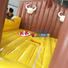 Inflatable air cushion bullfight game
