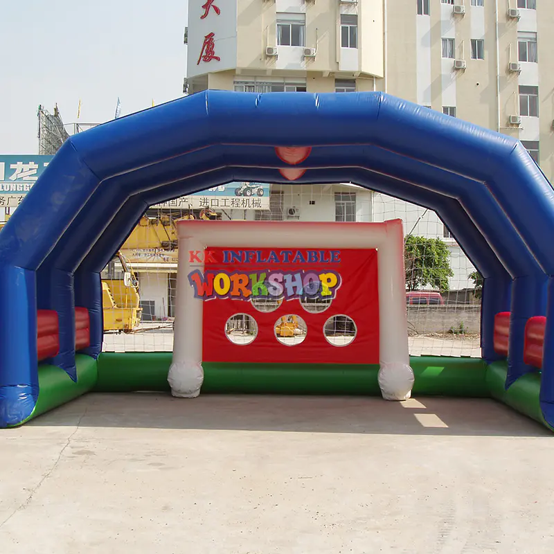 Interactive carnival sport games inflatable shooting stars basketball shootout game