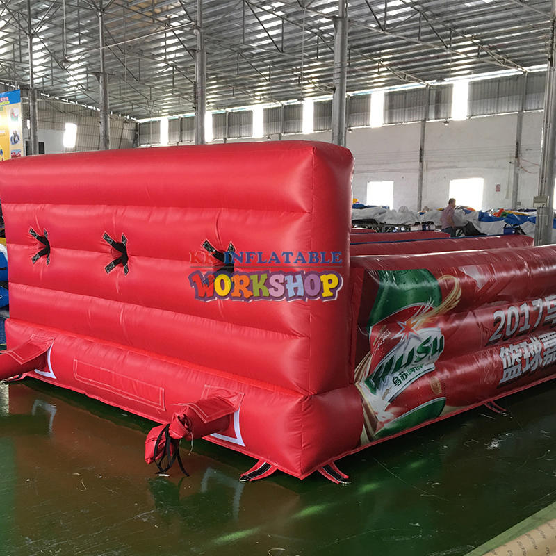Inflatable Sport Games Competitive Challenge Race Equipment Two Lane Inflatable Bungee Run