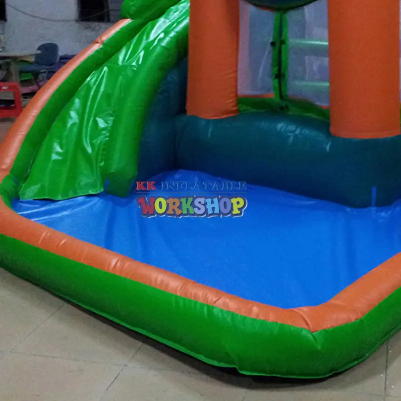 small inflatable pool slide