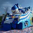 inflatable slide castle for swimming pool KK INFLATABLE