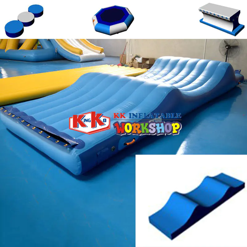 large inflatable water playground manufacturer for beach KK INFLATABLE