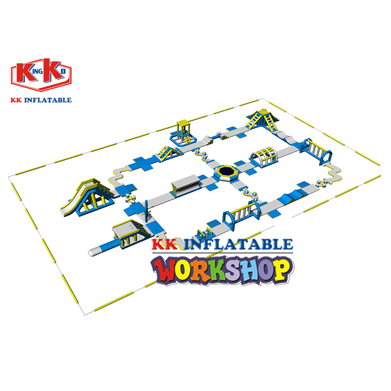 KK INFLATABLE tall inflatable floating water park manufacturer for water park-4
