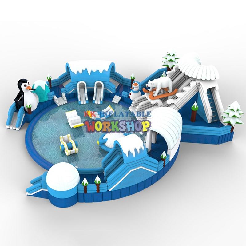 Inflatable Frozen Water Park