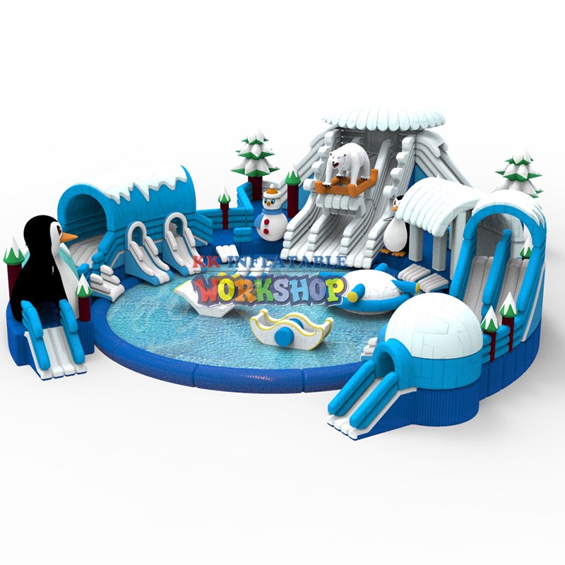 Inflatable Frozen Water Park-6