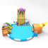 inflatable water parks multichannel for beach KK INFLATABLE