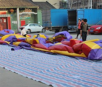 50m inflatable shark water slide-24