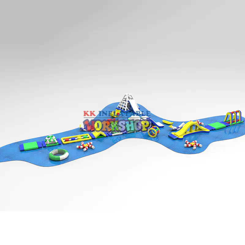 pvc inflatable water parks animal modelling for seaside