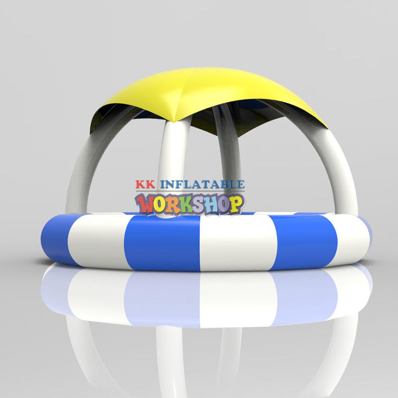 Inflatable floating leisure boat
