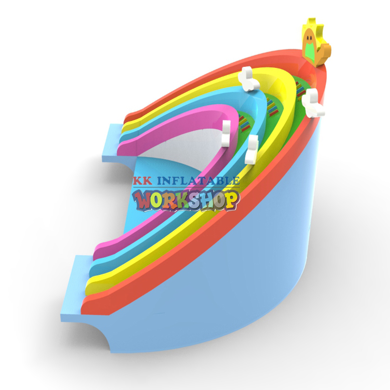 creative design inflatable theme park rainbow manufacturer for beach