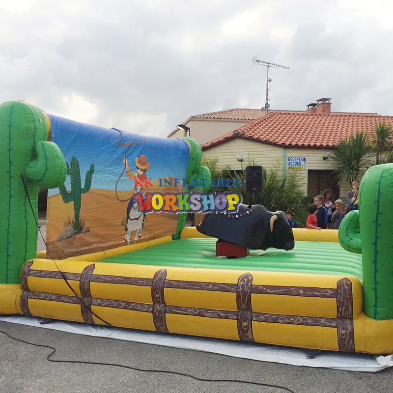 inflatable Mechanical Crazy Rodeo Bull Ride Sport Party