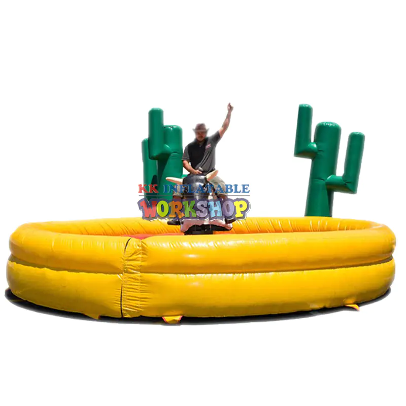 Bucking Bronco Rodeo Bull Inflatable Mechanical Bull Riding Sports Game