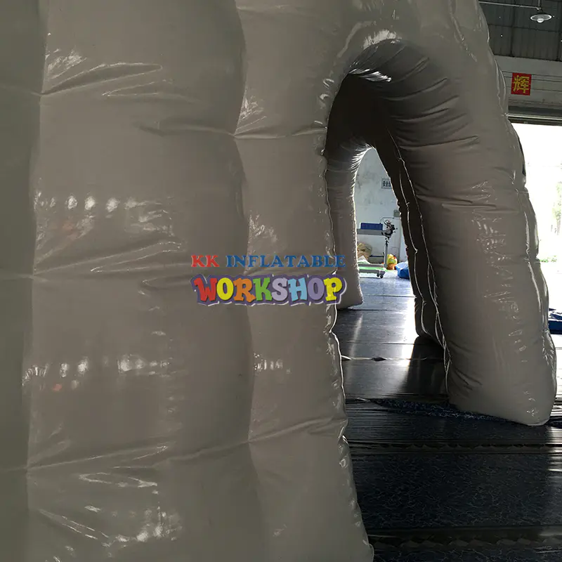 Trade Show Exhibition Portable White Inflatable Dome Tent With Color Changing Led Lighted Igloo