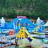 kids inflatable water park blue for amusement park KK INFLATABLE