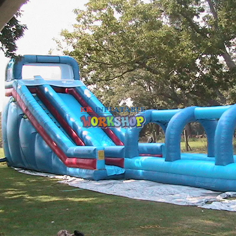 Popular Inflatable Slide and Inflatable Slip Combination Giant Commercial Sea World Inflatable Water Slide
