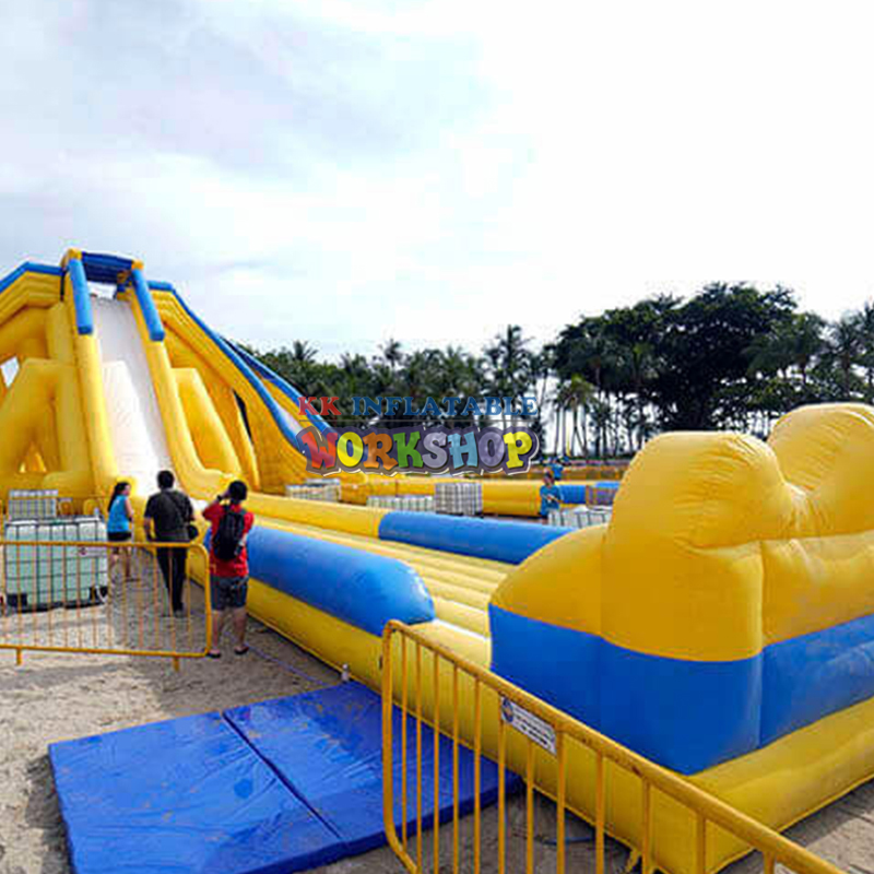 12M high Inflatable water slide giant inflatable slide long slideway for adults