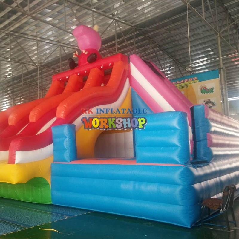 pvc inflatable water playground factory price for seaside KK INFLATABLE