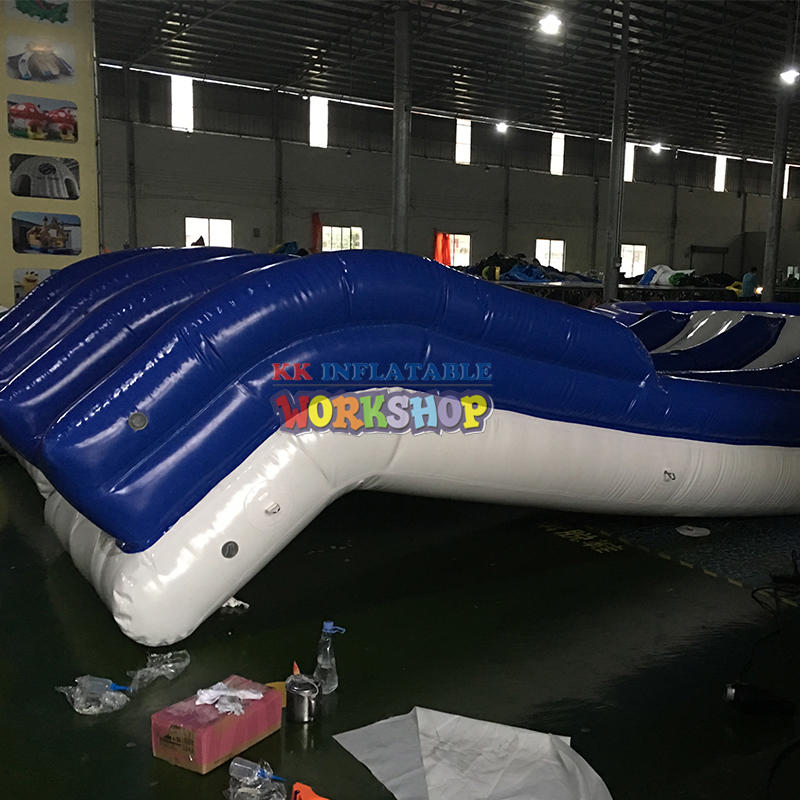 floating inflatable yacht slide water boat dock slide