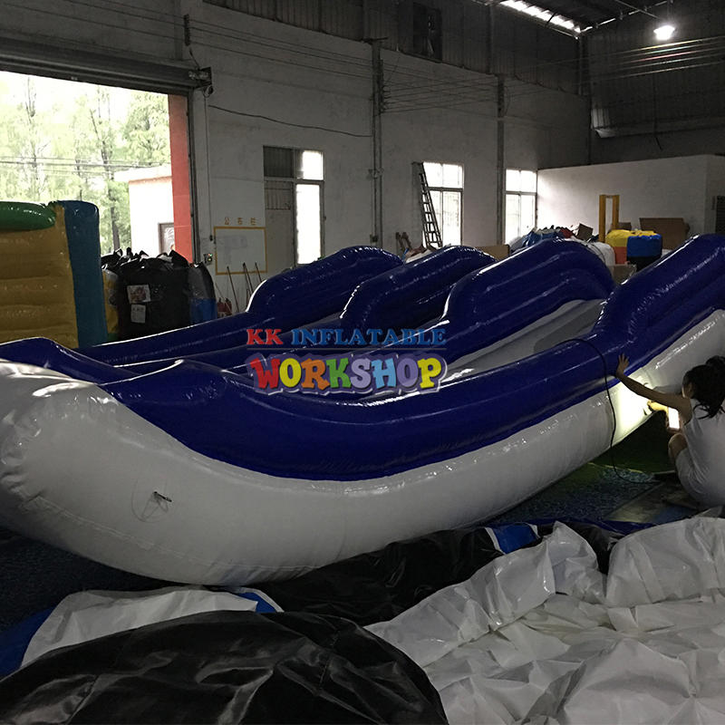 floating inflatable yacht slide water boat dock slide
