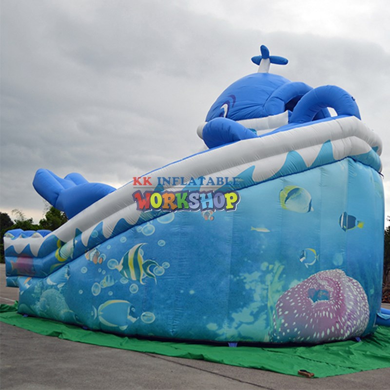 environmentally inflatable water slide PVC free sample for parks