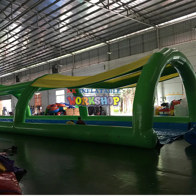 Factory portable single lane Slip n Slide inflatable slide the city inflatable water slides