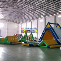 Inflatables water park price Huge inflatable floating island Park for water game
