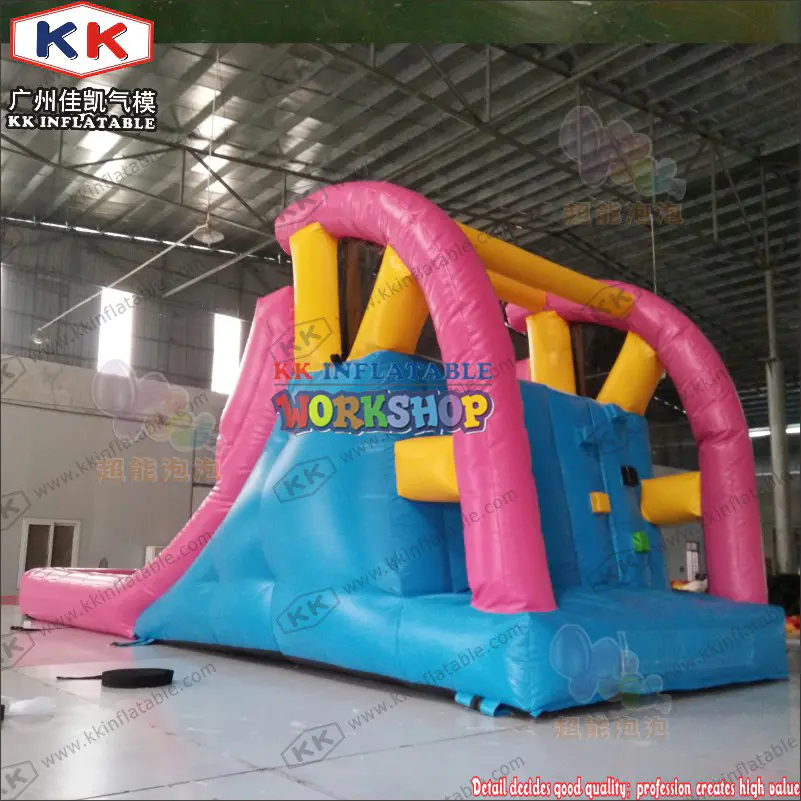 Small indoor and outdoor inflatable children's water slide