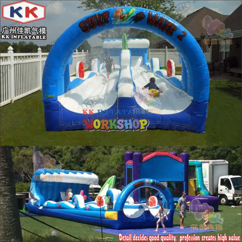 KK INFLATABLE multichannel inflatable water parks manufacturer for beach