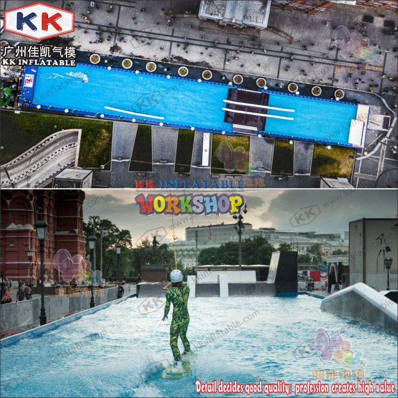 custom inflatable water playground supplier for amusement park
