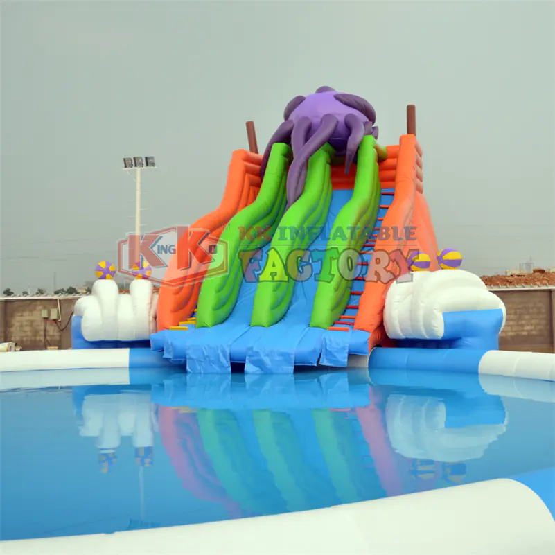Underwater World Seaworld Octopus outdoor giants inflatable Water Park/ aqua park for kids and adults