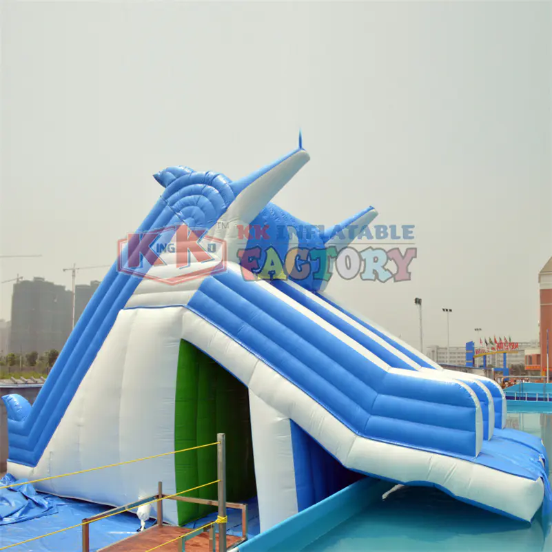 Pool inflatable slide joy park