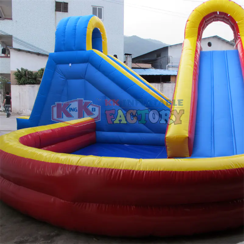 Family small inflatable water slide