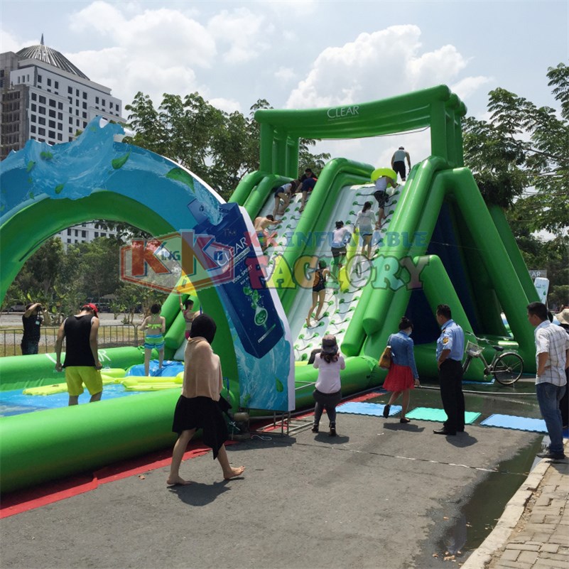 KK INFLATABLE PVC inflatable water slide ODM for swimming pool-1