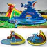 KK INFLATABLE portable blow up water slide buy now for swimming pool