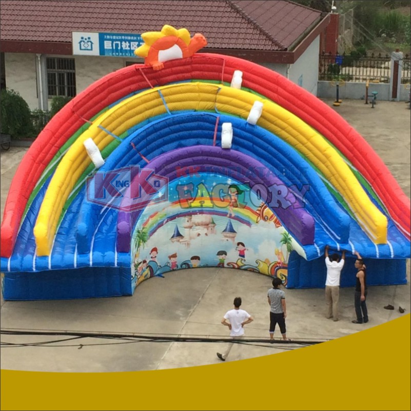 friendly inflatable water slide PVC get quote for parks-1