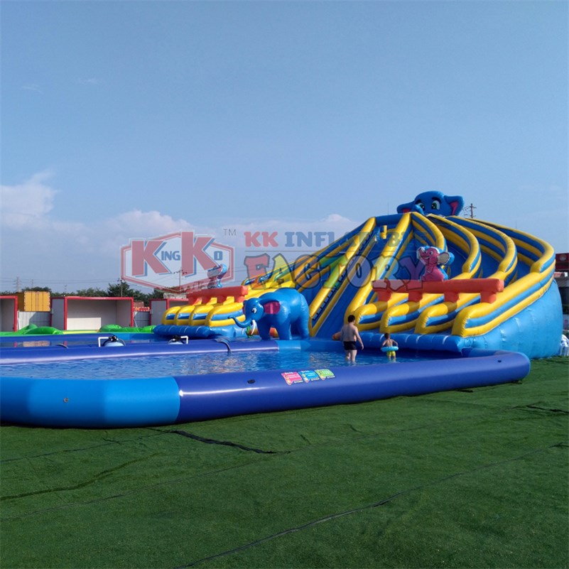 friendly inflatable water slide PVC get quote for parks-3