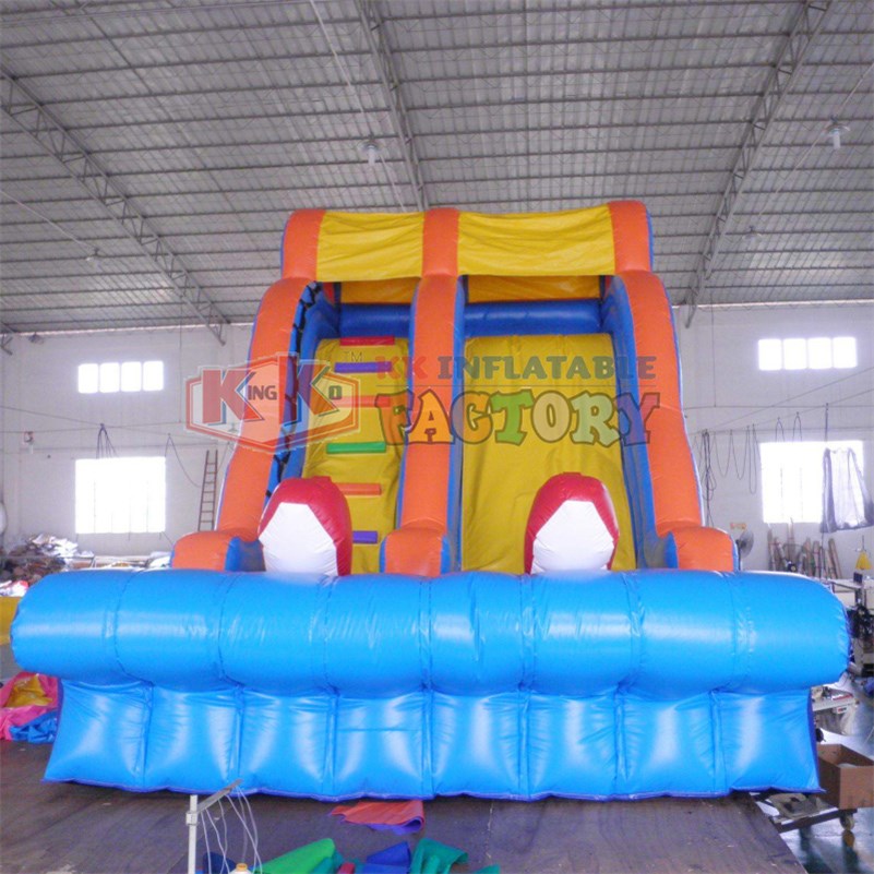 KK INFLATABLE environmentally blow up water slide customization for playground-3