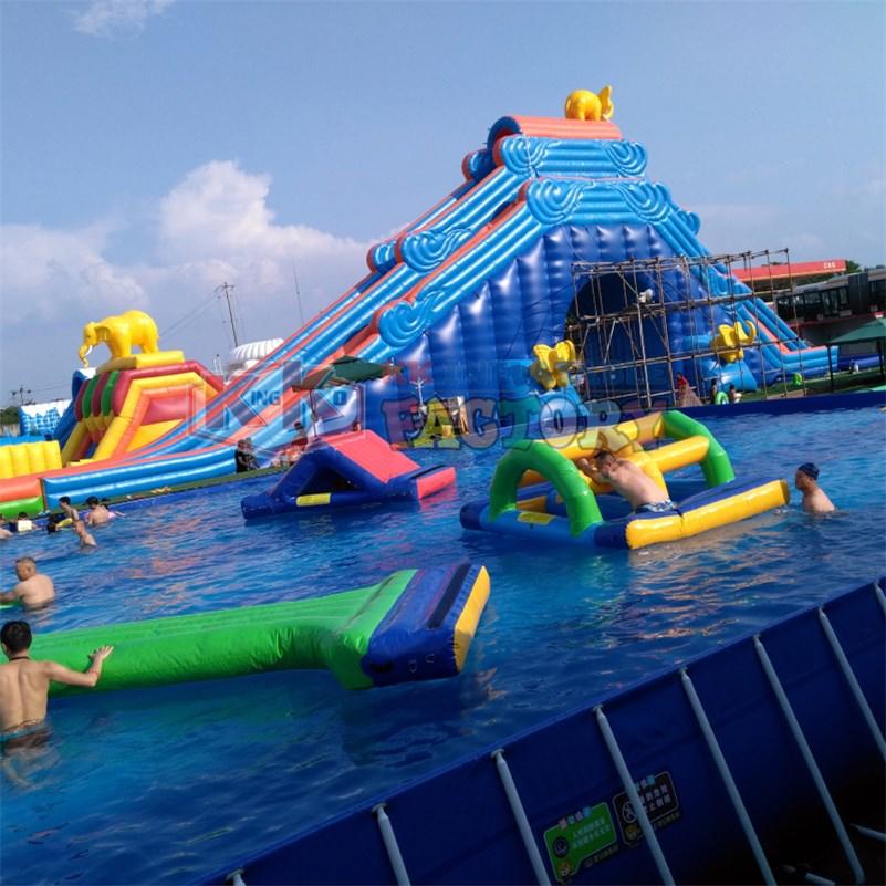 large inflatable water playground animal modelling for children