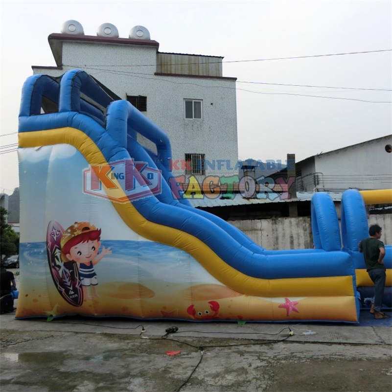 Outdoor moving giant inflatable land aqua park with pool land inflatable aqua park