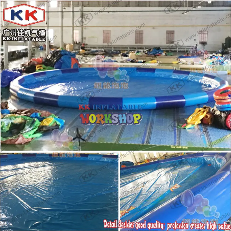 Inflatable round large pool round inflatable pool